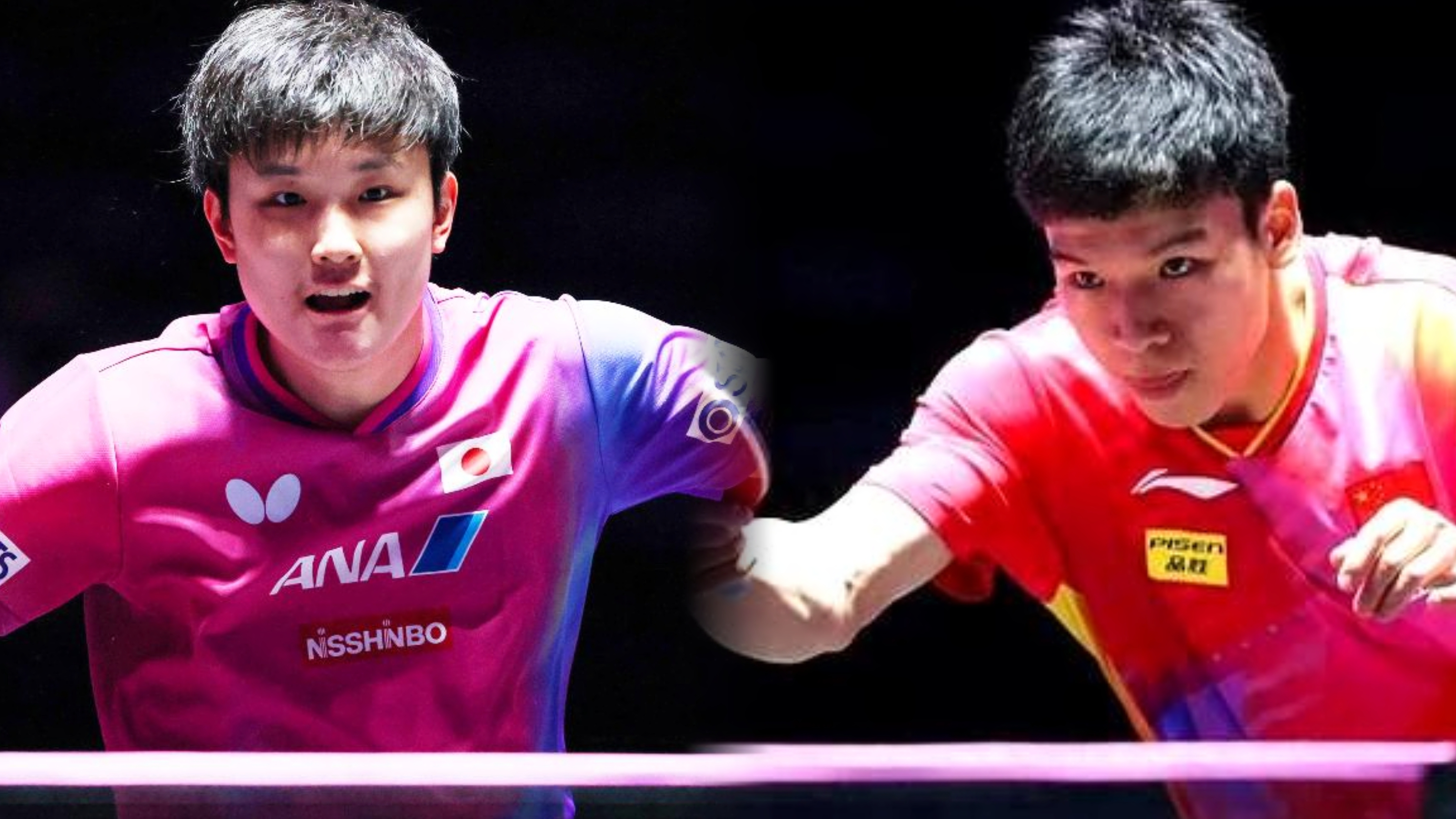 包含法国乒乓球队爆冷瑞典乒乓球队，张本智和统治全场的词条