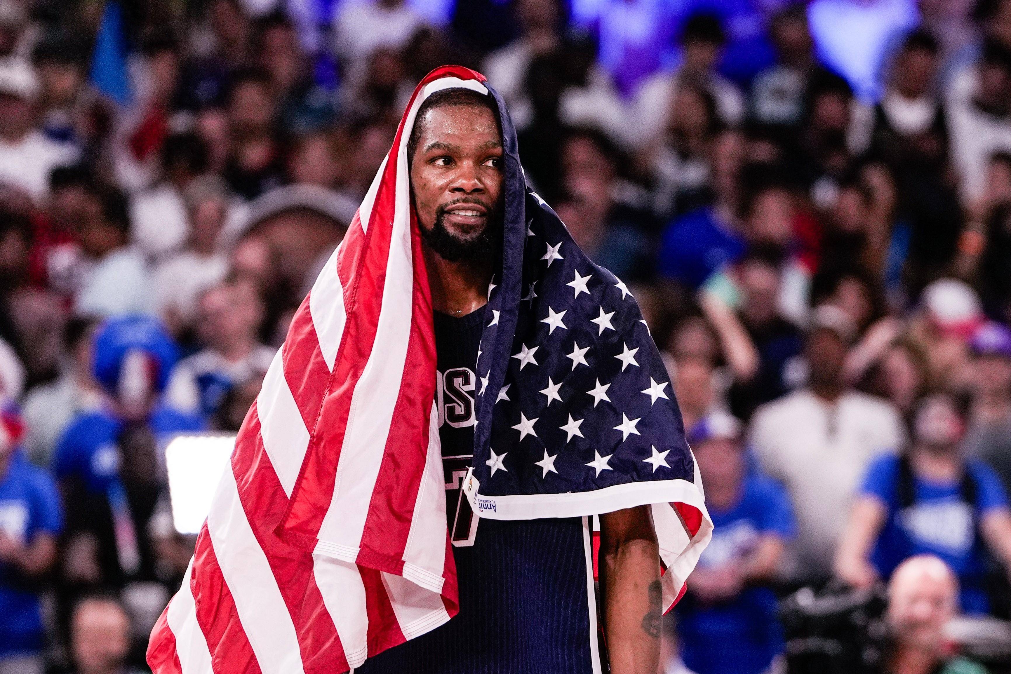 法国男篮强势国王，杜兰特关键制胜